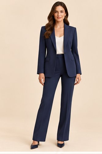 Diane — Soft, unlined evening blazer in ink.